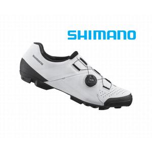 (春トクSALE)シマノ（SHIMANO）　XC3（SH-XC300）ホワイト SPD MTBシューズ(ワイド)｜cycle-yoshida