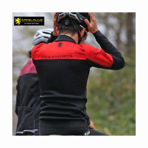 リオン ド カペルミュール 防風ジャケット 千鳥カモ レッド lijk1009