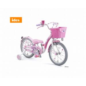 (春トクSALE)(店舗受取送料割引)アイデス（IDES）　ミニーマウス ポルカドット 16 キッズバイク16”｜cycle-yoshida
