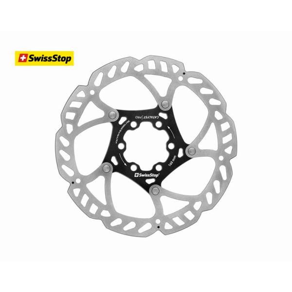 (特セール)SWISS STOP（スイスストップ）　CATALYST PRO 160mm 6穴ボルト...