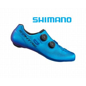 (春トクSALE)シマノ（SHIMANO）　RC9（SH-RC903）ブルー SPD-SL ロードシューズ(ワイド)｜cycle-yoshida