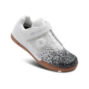(春得セール) クランクブラザーズ (CRANKBROTHERS） MALLET BOA WHITE/BLACK SPLATTER 限定MTBシューズの商品画像