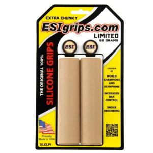 (春トクSALE)ESI GRIPS（イーエスアイグリップス）　EXTRA CHUNKY LIMITED Tan シリコングリップ 限定｜cycle-yoshida