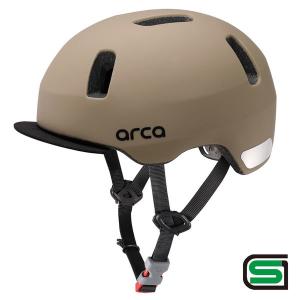 (夏トクSALE)オージーケーカブト（OGK KABUTO）　ARCA（アルカ）マットモカブラウン 幼児用ヘルメット｜cycle-yoshida