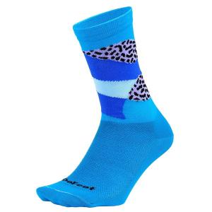 (ネコポス対象商品)ディフィート(DeFeet)　AI 6”　Jungle Process Blue　ソックス｜cycle-yoshida