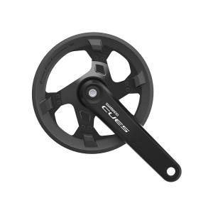 特セール)シマノ(SHIMANO) CUES FC-U6000-1 クランクセット 42T ガード