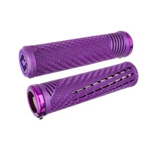(特セール)ODI（オー・ディー・アイ）　CF GRIPS V2.1 LOCK-ON　PURPLE/...