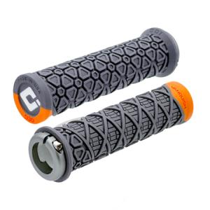 ODI Extreme X-Treme Lock on Grips FLANGE atv GRAY エクストリーム