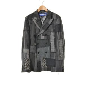 JUNYA WATANABE COMME des GARCONS パッチワーク ジャケット S ダークグレー ジュンヤワタナベコムデギャルソン｜cyclehearts