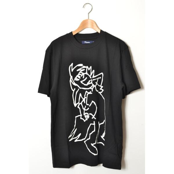 未使用 Thames London ( Blondey McCoy ) イラスト プリント Tシャツ...