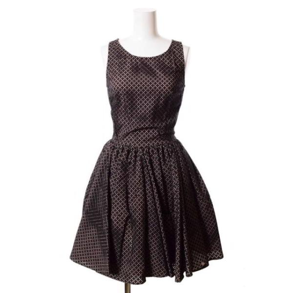 未使用 ALAIA PAPIER VITRAIL ドレス ワンピース 36 ブラック アライア KL...