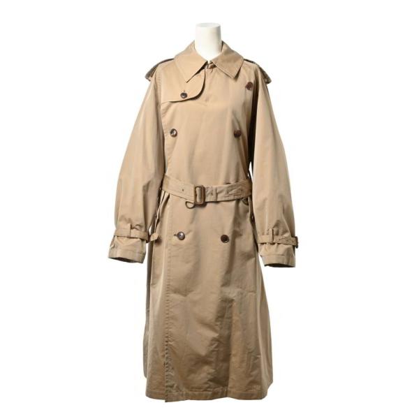 AURALEE FINX POLYESTER ビッグ トレンチ  コート 1 ベージュ オーラリー ...