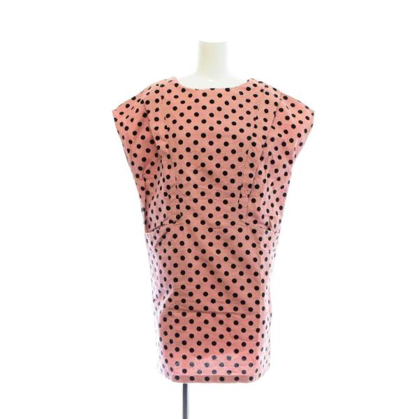 SEE BY CHLOE ドット柄 コットン ワンピース 38 ピンク シーバイクロエ KL4C2K...