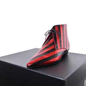 SAINT LAURENT サンローラン ヒールブーツ サイドゴア 靴 スエード 黒