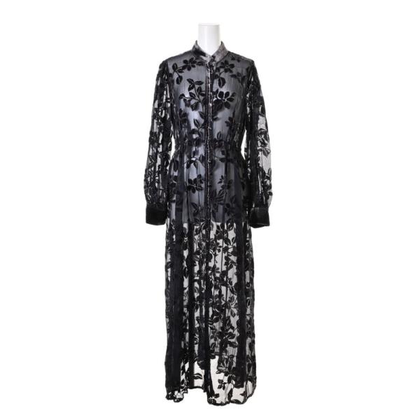 美品 AMERI ルナ オパール ドレス ワンピース M ブラウン アメリ KL4BPKBK31