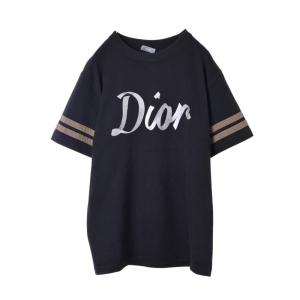 Dior HOMME ロゴ刺繍 コンパクト Tシャツ S チャコールグレー ディオールオム KL4BPBCQ34｜cyclehearts