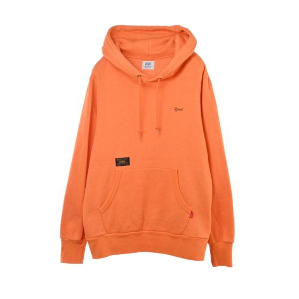 WTAPS HELLWEEK HOODED ロゴ 刺繍 プルオーバー パーカ M オレンジ ダブルタ...