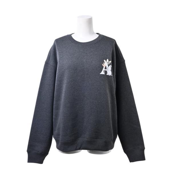 美品 adidas × MOOMIN プリント スウェット セットアップ S/2XS グレー アディ...