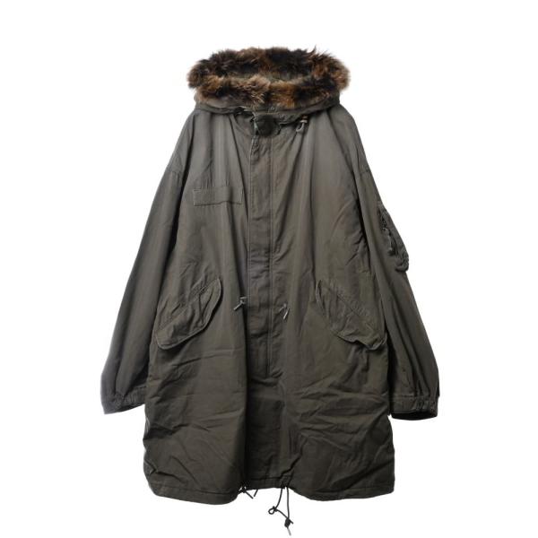 美品 VISVIM SIX-FIVE FISHTAIL PARKA コヨーテファー付き モッズコート...
