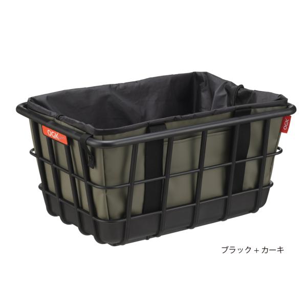 OGK技研 うしろ用バスケット RB-020+TN-017R インナーバッグ付リヤバスケット