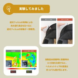 後ろ用 自転車 チャイルドシート レインカバー...の詳細画像3