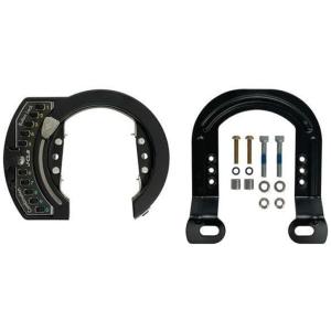 自転車用 ボタン式リング錠 可変リング錠 Vブレーキ用 JC083CLB ブラック 番号設定可 後ろ鍵 馬蹄錠 後輪 サークル錠 後ろ用 スポーツ車 MTB クロスバイク