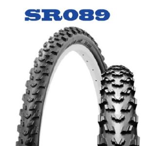 MTBブロックタイヤ[ＳＲ０８９] ２６ｘ１．９５ 黒 １本巻