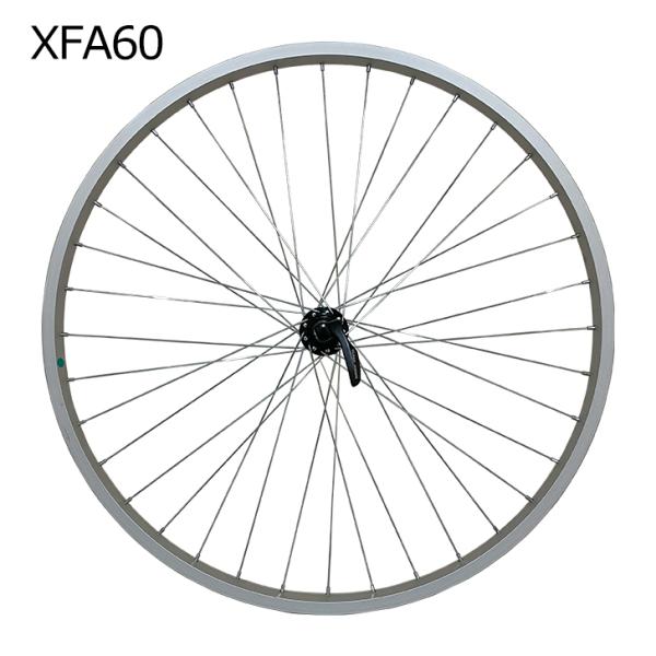 自転車用フロントホイール アルミ リム 26x1.50 クイックレリーズ 英 米 自転車 前輪 マウ...