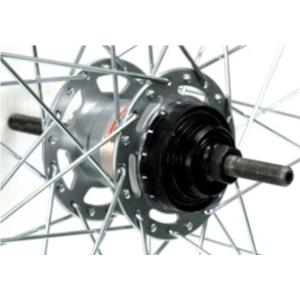 26インチ　ステンレスリム　後　リア　内装3段　ローラーブレーキ 対応 ステンレスリム 26x1 3/8 内装3段ローラーブレーキ仕様 軸長191mm 14T