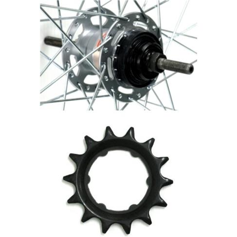 アルミリム 20x1.50 内装3段ローラーブレーキ仕様 軸長182mm 14Tギア付 28H