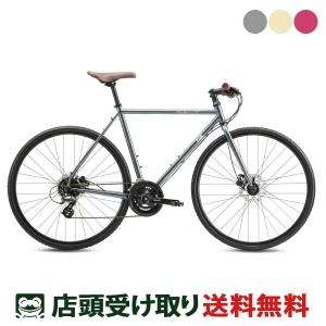 当店限定P5倍 5/26　店頭受取限定 フジ FUJI FEATHER CX FLAT フェザー CX フラット 2024 クロスバイク スポーツ自転車 700C 16段変速 [24 FEATHER CX FLAT]｜cyclemarket