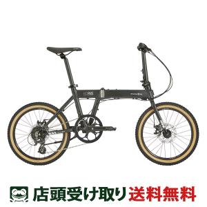 店頭受取限定 ダホン DAHON Horize Disc Limited Edition ホライズ ディスク リミテッド 2024 スポーツ自転車 折り畳み小径車 20インチ マットブラック 8段変速｜cyclemarket