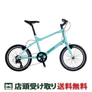 当店限定P5倍 4/17　【アウトレット1点限り】ビアンキ Bianchi LECCO レッコ スポーツ自転車 ミニベロ 小径車 20インチ 7段変速 [23 LECCO]｜cyclemarket