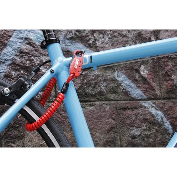 【送料無料】 CROPS サイクルロック 形状記憶ケーブル　ワイヤー錠　カギ　ダイヤル おしゃれ か...