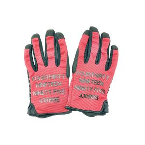 【送料無料】 未使用 フォーサーティー 430 fourthirty ST430 GLOVE ロングフィンガーグローブ レッド/ブラック メンズL｜cycleparadise