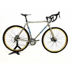 美品 マジィ MASI スペシャーレ CX ロード SPECIALE CX ROAD 2015年モデル 105 ロードバイク 56 シルバー/ブルー｜cycleparadise