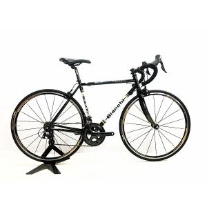 ビアンキ BIANCHI ヴィゴレリ VIGORELLI ULTEGRA/105 MIX 2011年モデル クロモリロードバイク 520サイズ ブラック｜cycleparadise