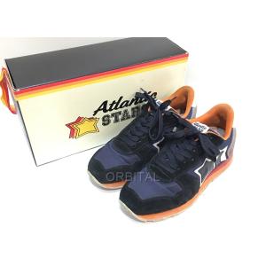 【Sale】経堂) アトランティックスターズ Atlantic STARS ANTAR NB 85R スニーカー サイズ42 26.5~27位 ネイビー ブラック｜cycleparadise