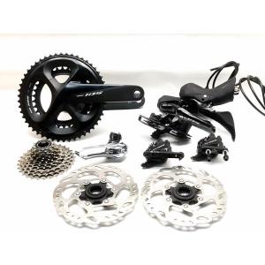 日本最大の 極美品❣️R7020 シマノ油圧ディスク105コンポーネント