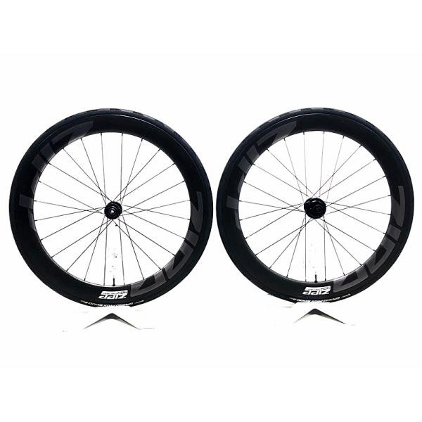 美品 ZIPP 404 ファイヤー クレスト Firecrest DISC フックレスリム ホイール...