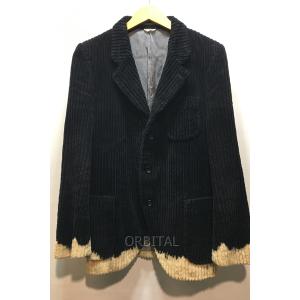 経堂) COMME des GARCONS HOMME PLUS コムデギャルソンオムプリュス エバーグリーン 脱色期 太畝コーデュロイジャケット