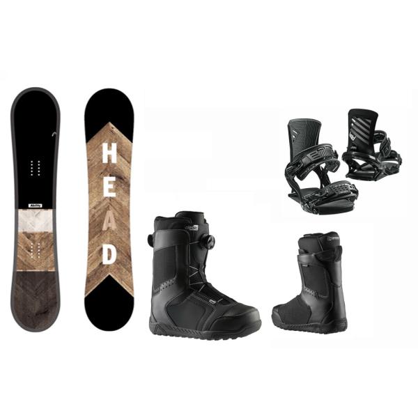 HEAD SNOWBOARDS  メンズ スノーボード 3点セット ABILITY FLOCKA ＠...