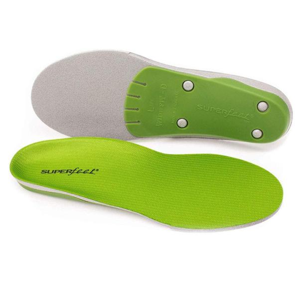 パッケージ・Bグレード  SUPER feet ワイドサイズ  TRIM FIT GREEN WID...