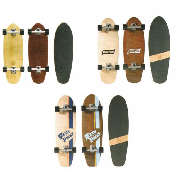 WOODY PRESS CARVING @18500 ウッディ プレス SURF SKATE サーフ...