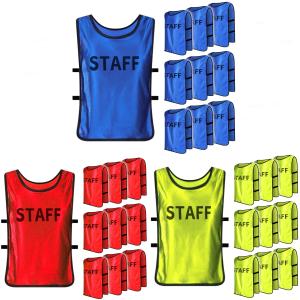 ビブス スタッフ ユニホーム 男女兼用 イベント スポーツ