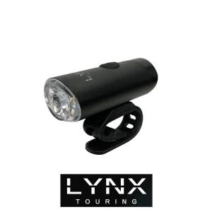 ライト LYNX 充電式10WハイパワーLEDヘッドライト LX-128P MAX650ルーメン 自動調光機能 デイタイムフラッシュ USBタイプB 防滴｜cycleshop-chalinx