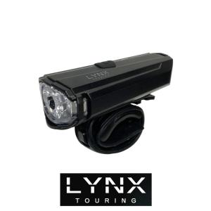 ライト LYNX 充電式ハイパワーLEDヘッドライト自動調光 LX-129P 500ルーメン 5段階切替 充電式 USBタイプB 防滴 夜間｜cycleshop-chalinx