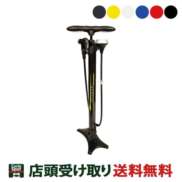 自転車 空気入れ Serfas サーファス フロアポンプ FP-200 (ゲージ付/160psi) ...