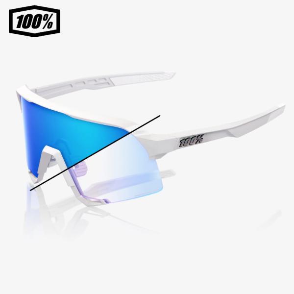 100% ワンハンドレッド S3 Bastille Blue Mirror Photochromic...
