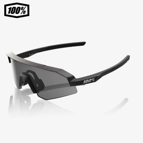 100% ワンハンドレッド SLENDALE YOUTH Matte Black Smoke Len...